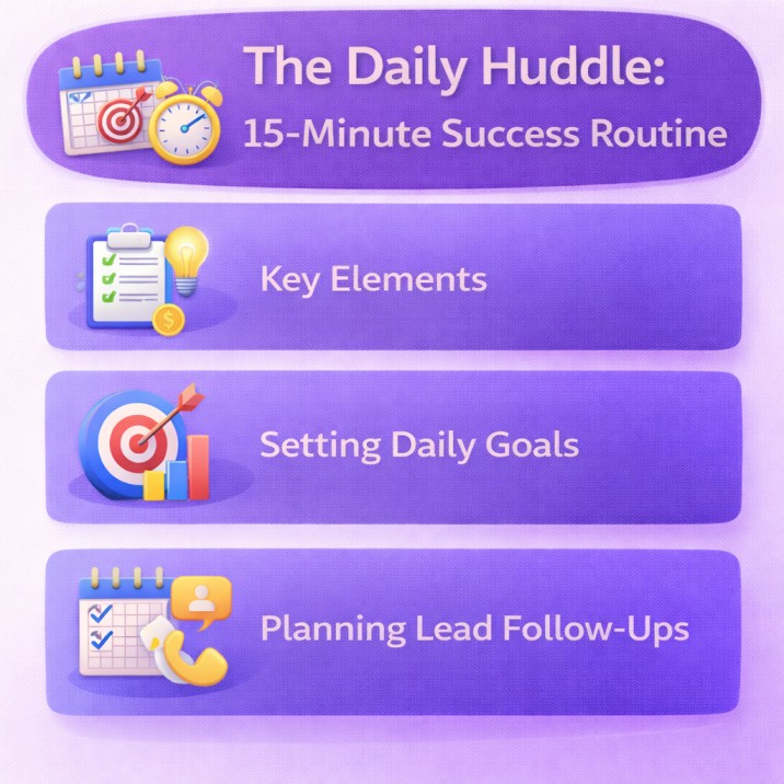 The daily huddle-15-minute success routine