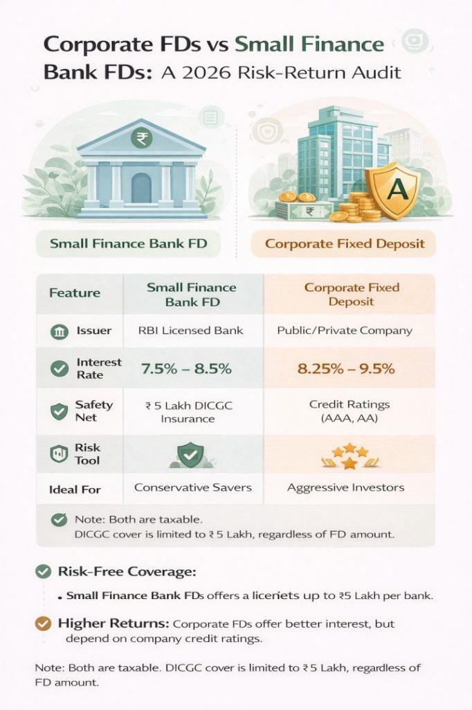 Corporate FDs vs Small Finance