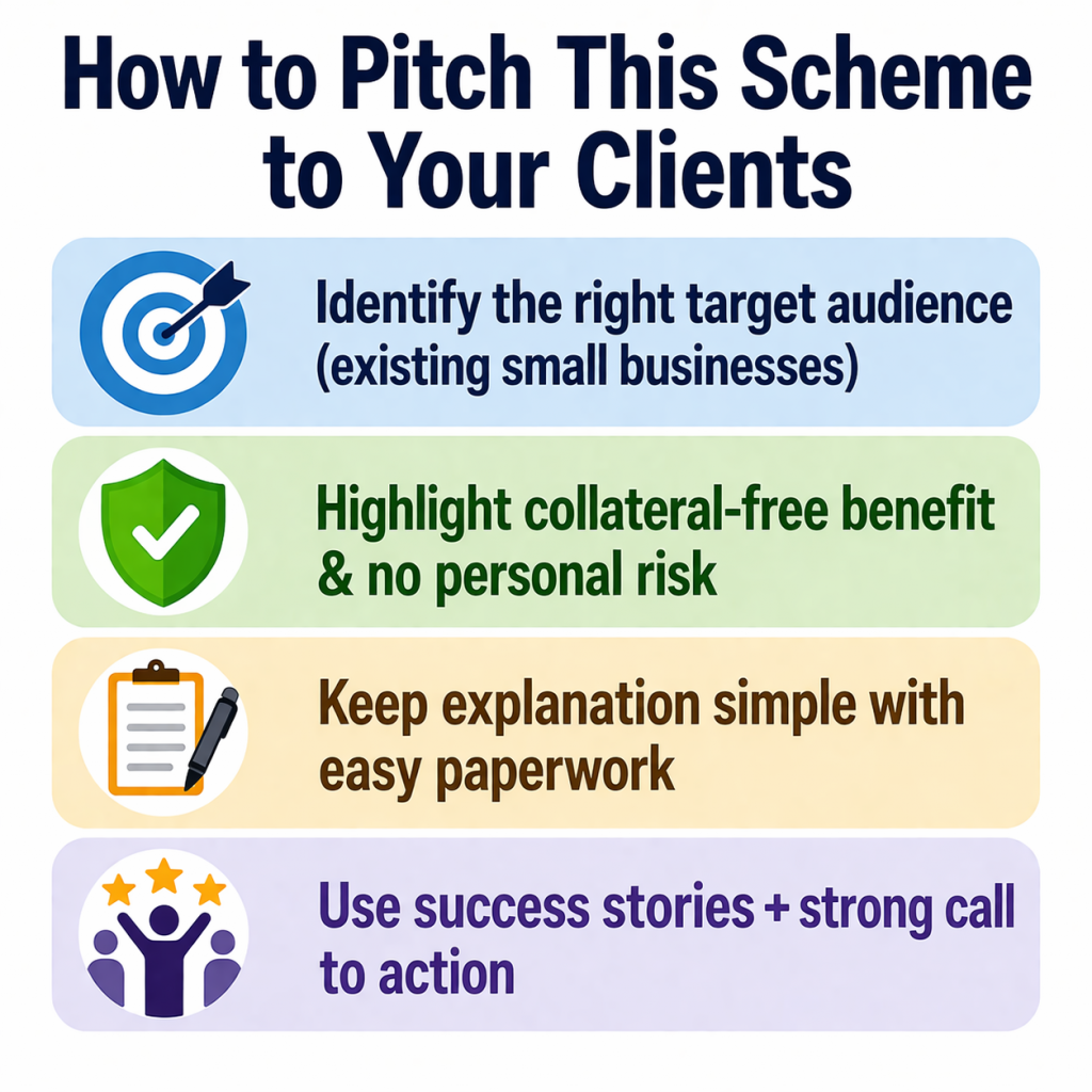 How to pitch this scheme to your clients.
