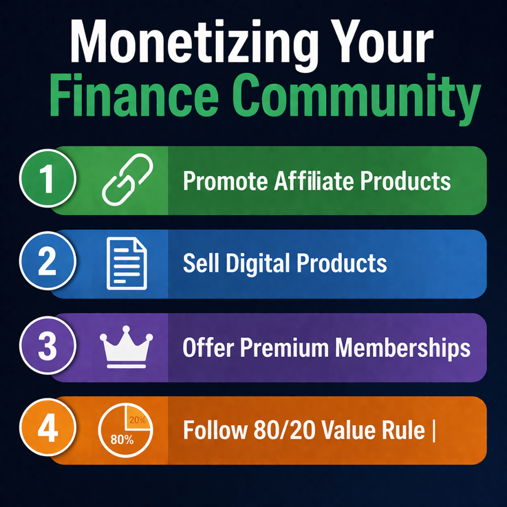 monetizing your finance community
