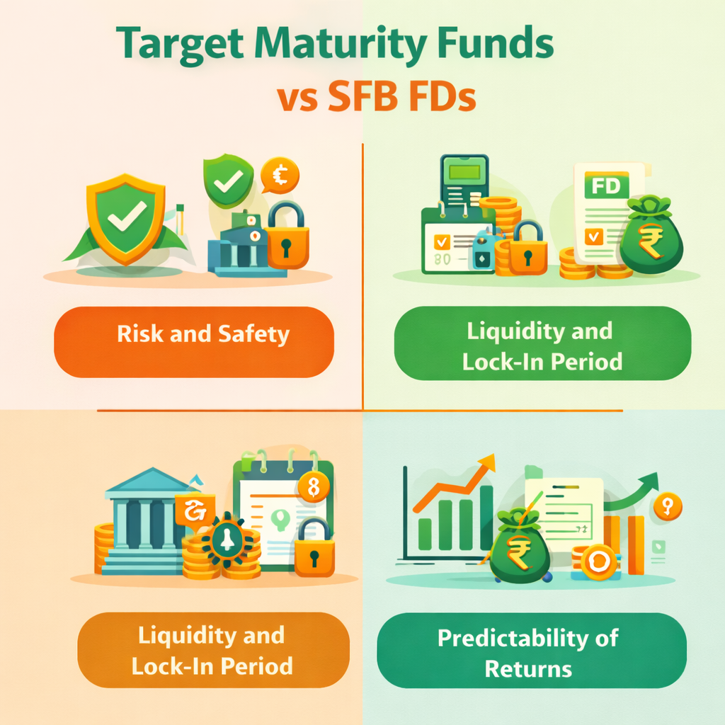 Target Maturity Funds vs SFB FD
