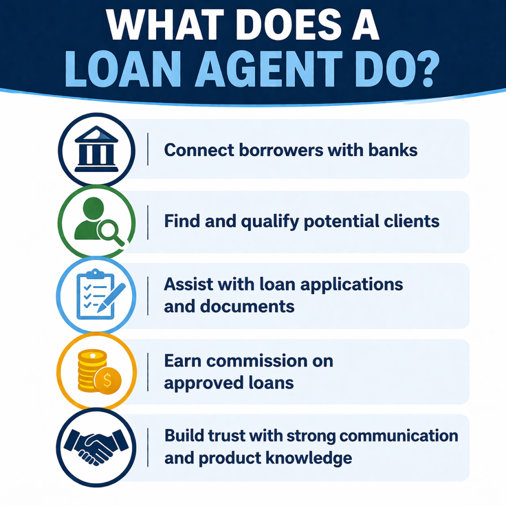 what does a loan agent do.